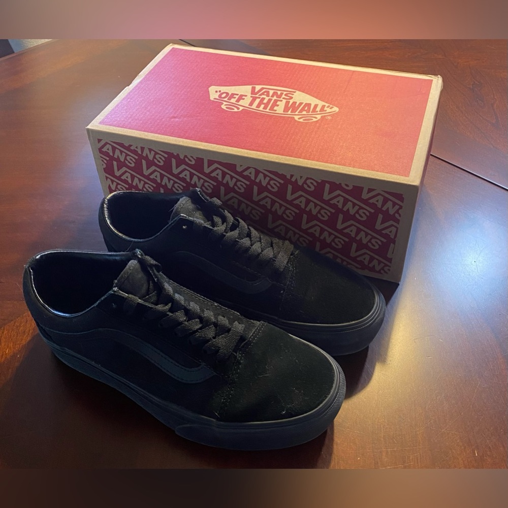 Old Skool Platform All Black Vans